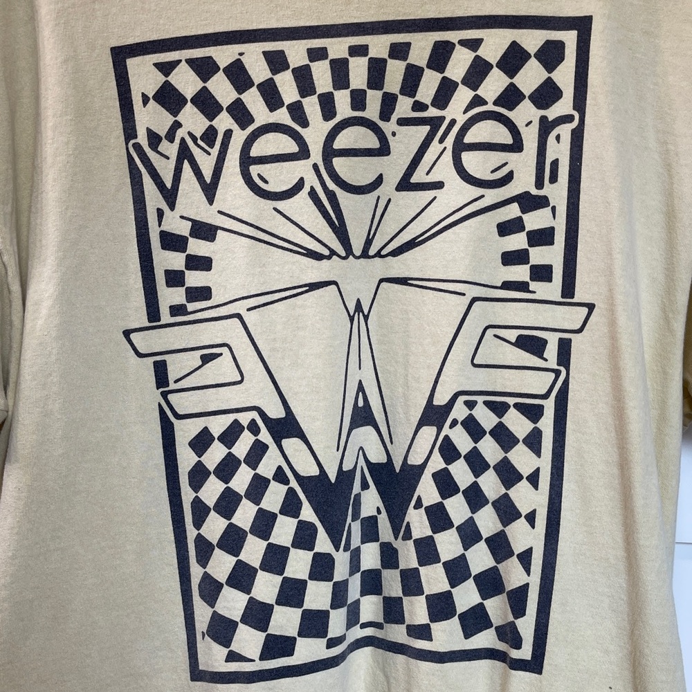 Light yellow WEEZER Graphic T-Shirt